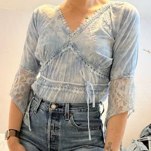 Vintage eyelet blouse